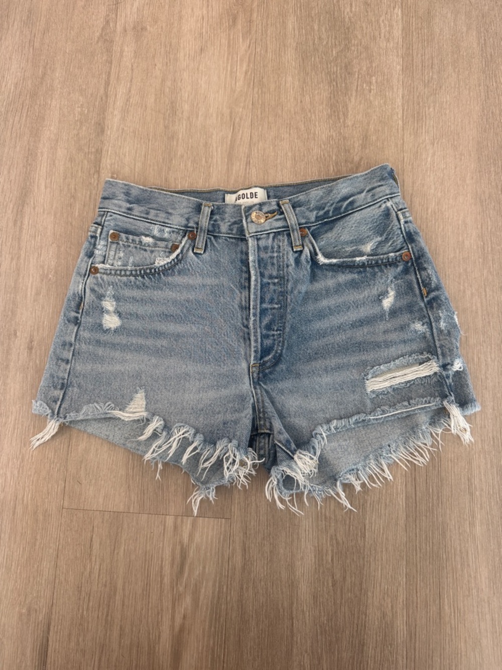 Agolde Parker Vintage Denim Shorts